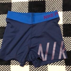 Nike dri-fit spandex shorts